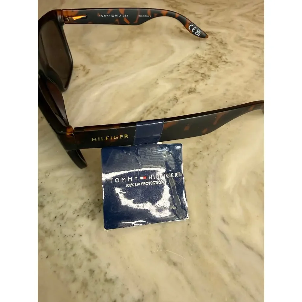 Mens Tommy Hilfiger Brown Tortoise Sunglasses
